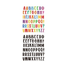 104 Pcs Blk Colorful Letter Stickers Self Adhesive Alphabet Number Stickers Colored Vinyl Waterproof Mailbox Numbers S Stickers Vinyl Lettering Numbers Kit for Sign Door Business