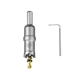 SALI 13/16" (21mm) TCT Hole Saw Kit Tungsten Carbide Tipped Hole Saw Drill Bit with Titanium-Plated Pilot Drill bit for Metal, Stainless Steel, Iron, Wood, Plastic