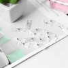 EYAKEG 50 Pieces Mini Plastic Clear Clips, Binder, Photo Clips