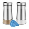 KUKUJIWA Salt and Pepper Shakers Set,Salt and Pepper Pots with