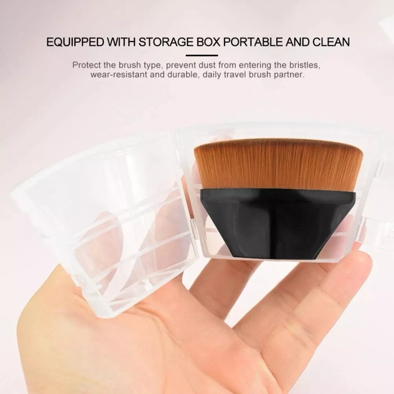 Unic Brocha Para Maquillaje De Base, Brocha Plana Facial Kabuki