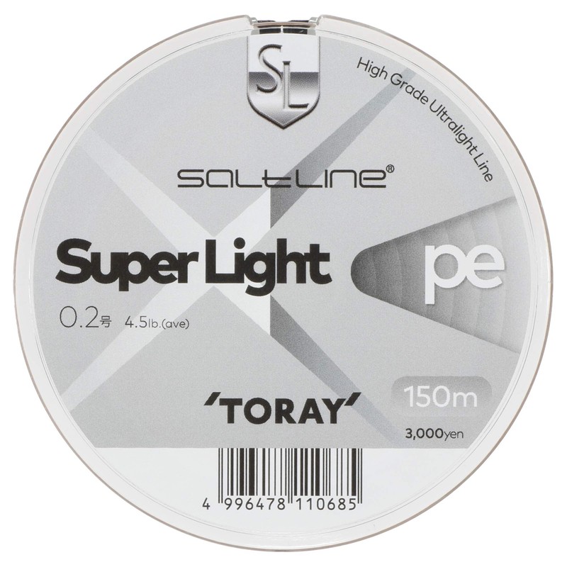 Toray Line F72N Soltline Super Light PE No. 0.2 (4.5lb)