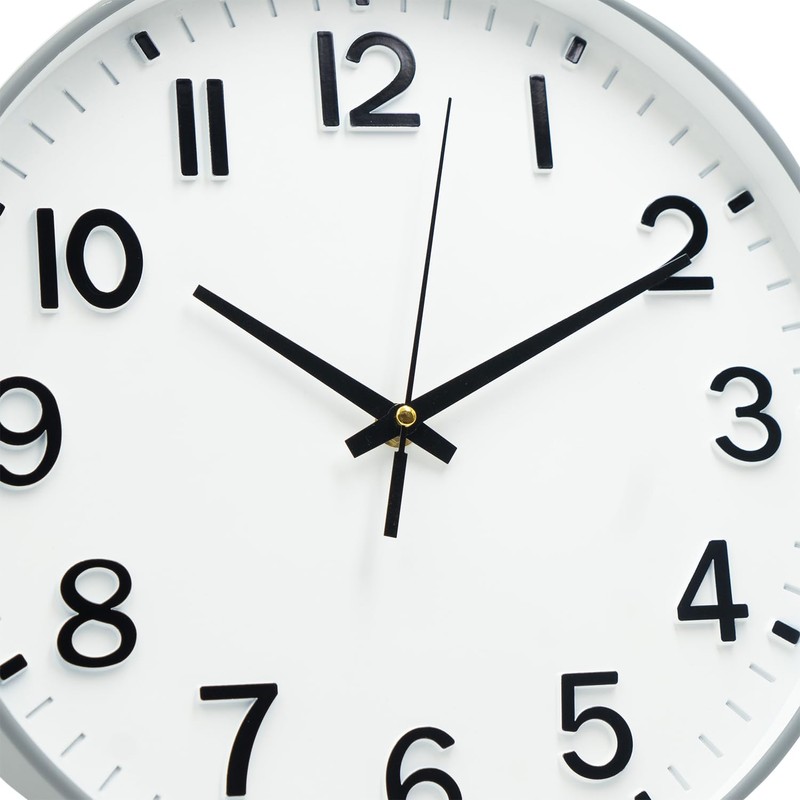 HZDHCLH Wall Clock 12 Inch Silent Non Ticking Clock for