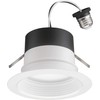 Juno E Series 4" LED Ceiling Light, Baffle Trim Recessed