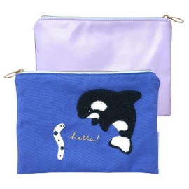 Naito Design Laboratory Futari Pouch, Chin Eel and Orca