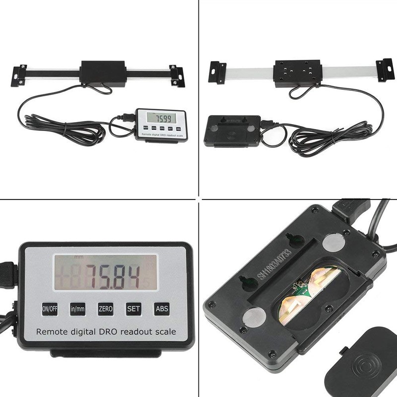 0-150mm Remote Digital DRO Readout Scale kit,Digital Large LCD Display