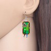 SHIGIE Acrylic Novelty Bowling Earrings Golf Baseball Billiard Dangle Ball