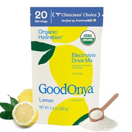 GoodOnya Mezcla de bebida de electrolitos de hidratación orgánica, polvo de hidratación orgánico certificado, sin OMG, libre de glifosato biocomprobad