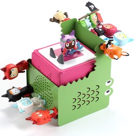 Crocodile Shelf for Toniebox, for Tonies Figures 30-40 Pcs - Metal Display Storage for Tonies Shelf, Kid's Room Decorations and Gifts