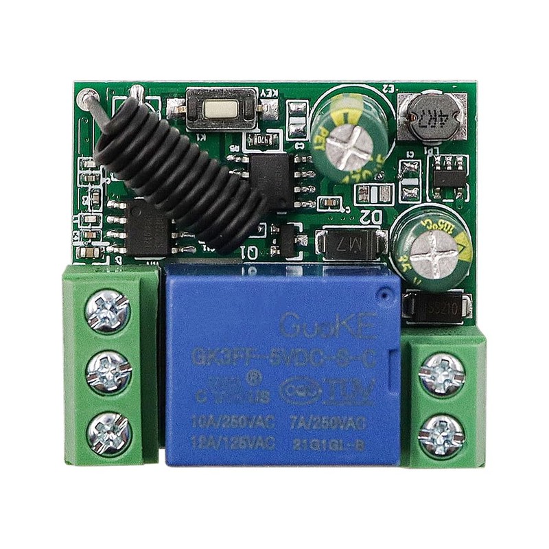 ZONADAH 433MHz Universal Wireless Remote Control Switch DC12V24V High Low