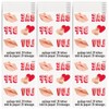 Red & Pink Valentine's Day Foil Tattoos - (24 Count)