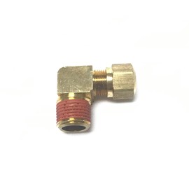 Fortpro Air Brake NTA Compression Fitting Male 90 Deg Elbow - 1/2" Tube & 1/4" Thread, Replaces 38103 - 5 PACK | F229043