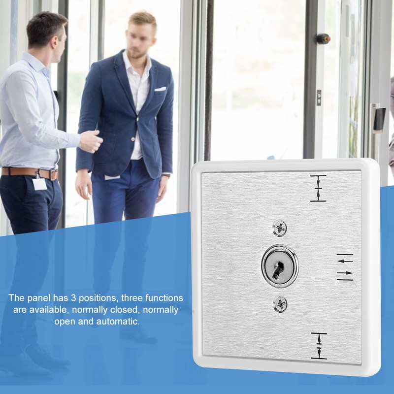 Automatic Door 3 Position Key Switch Access Control Operation Function