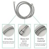 RV Shower Faucet with Hose and shower Head,Metal camper shower