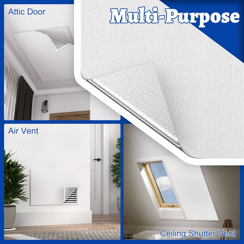 Wintcomfort Insulation Cover for Attic Stairs, Ceiling Vent & Attic