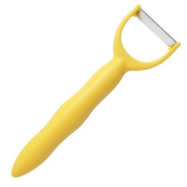 KAI KAI KITCHEN DH8181 Corn Peeler & Peeler, Dishwasher Safe, Yellow