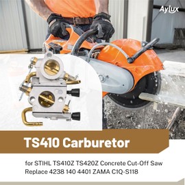 Aylux TS410 TS420 Carburetor Kit for STIHL TS410Z TS420Z Concrete Cut-Off Saw Replace 4238 140 4401 ZAMA C1Q-S118