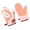 1 Pair Kitchen Oven Glove Excellent Insulation Anti Slip Thickened