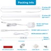 Litever Under Cabinet Lighting Set Plug in, 3 pcs 12