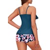 Trajes de baño tankini para mujer con pantalones cortos para