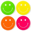 MIJOMA Set of 4 Smile Design Wooden Coasters - Neon