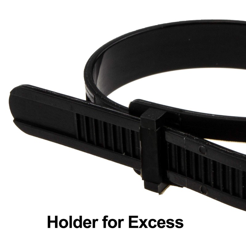 Easy Release Cable Ties 7.6 mm x 180 mm Releasable