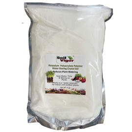 5 Pounds Potassium Water-Absorbing Crystal Polymer for Plants Soil Moist SAP Commercial-Grade
