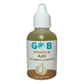 Extracto Ajo - Go3b - 30 Ml - Suplemento Alimenticio Sabor Sin sabor