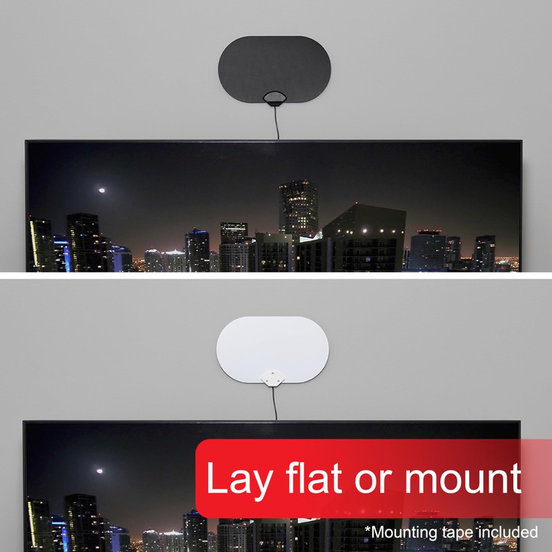 UltraPro Reversible Indoor HD TV Antenna, 4K/8K Ultra HD Read,