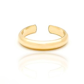 Gold Toe Ring, 14K Gold Filled, 12ga, Adjustable, Waterproof, Toe Rings for Women, Gold Toe Rings for Women, Gold Toe Ring Size 4, Gold Toe Ring Adjustable, Toe Rings Gold, Toe Ring for Men, Toe Rings