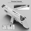 EJGAME Upgraded Ultra Slim TPU Protective Case with Front Cover