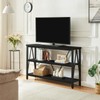 HOMISSUE Entryway Console Table, Rustic Console Tables with Wide Storage,