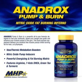 Pre Entreno Mhp Anadrox Pump And Burn 224 Capsulas Sabor Sin sabor                                                                                    