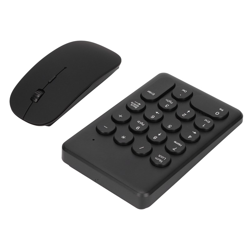 Numeric Keypad Portable Slim 2.4GHz USB Wireless Mini Black Numeric