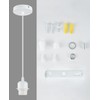Vecys E27 Pendant Light Holder, DIY Lamp Accessories, Base Hanging