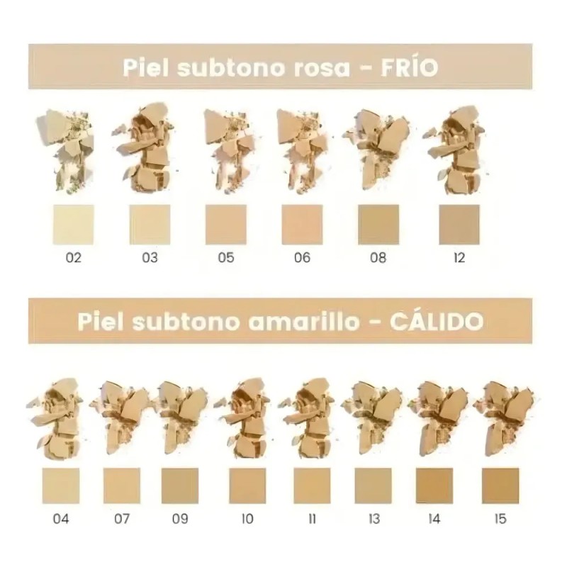 Maquillaje Compacto Bissú Polvo Para Rostro Tono 5 Pebble
