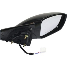 FITRITE AUTO PARTS New Right Side Power Mirror For 2011-2014 Hyundai Sonata Manual Folding, Non-Heated, Without Signal Light, Except Hybrid Model, Paintable HY1321165