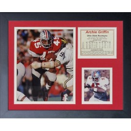 Legends Never Die "Archie Griffin Framed Photo Collage, 11 x 14-Inch, (12156U)