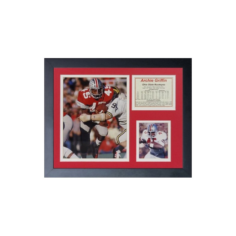 Legends Never Die "Archie Griffin Framed Photo Collage, 11 x