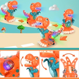Baby Toys Crawling Walking Dinosaur Toys for Boys Girls With Musical Light Sound Toys Toddler Toys Birthday Gifts