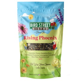 Bird Street Bistro Parrot Tea 3oz - Parakeet Food - Parrot Food & Cockatiel Food Vitamin Substitute - Bird Health Supplies - Bird Food Parrot Tea - Bird Food Topper
