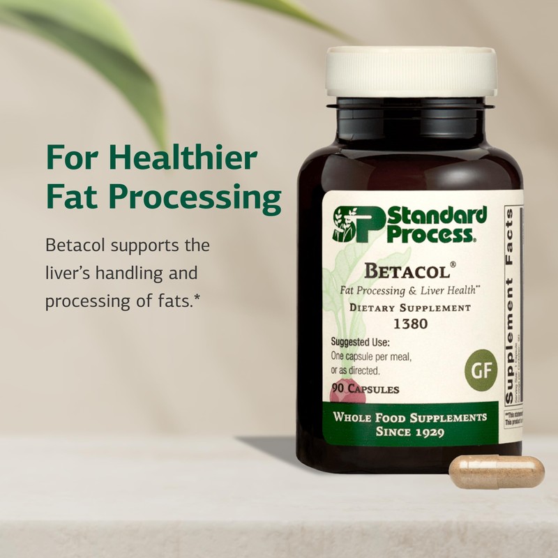 Standard Process Betacol - Supports Liver Function & Bile Production