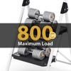 KINGRACK Sturdy Steel 2 Step Ladder, Folding Step Stool with