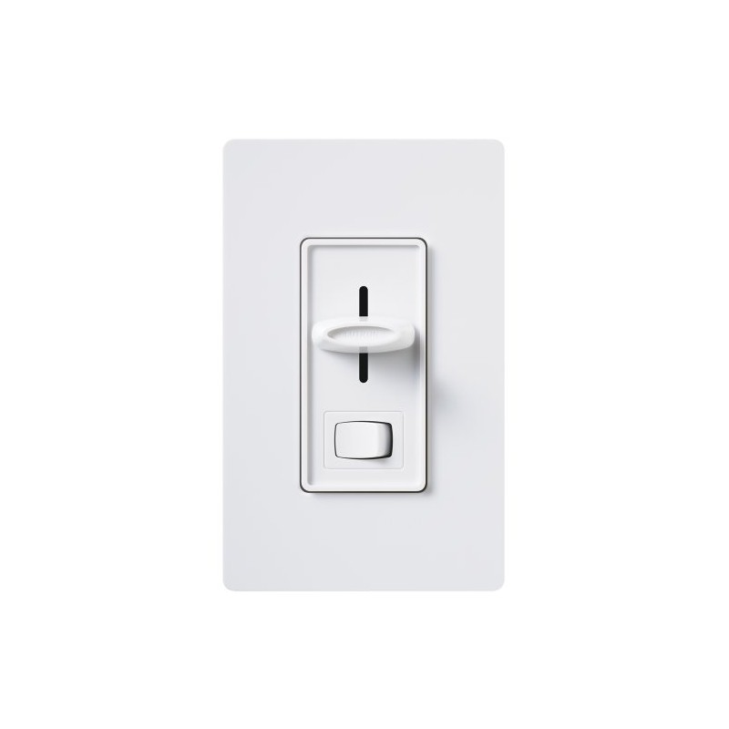 Lutron Skylark Dimmer Switch, Magnetic Low-Voltage 450-Watt/600 VA, Single-Pole, SLV-600P-WH,