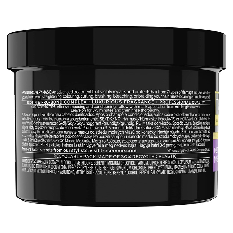TRESemme Biotin Repair Instant Recovery Mask with Biotin & Pro-bond