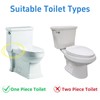 Banhey Toilet Flush Valve Assembly, 3 Inch, Compatible with One
