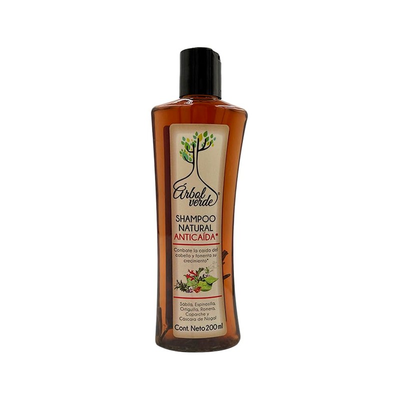 Arbol Verde Shampoo Natural Anticáida con sábila y espinosilla 200