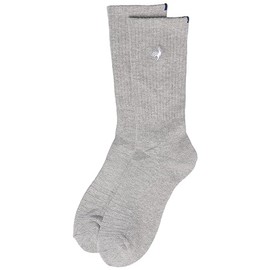 Cox Sportif QGBWJB00 Men's Regular Socks, Classic Socks, Simple, Antibacterial, Deodorizing, Tapered Shape, Foot Pile, Sole Support, Sports, Business, Golf,, New Color GY00 (Gray)