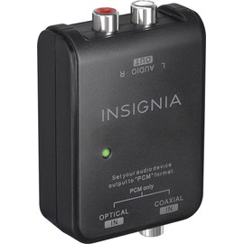 Insignia Optical/Coaxial Digital-to-Analog Converter - Black