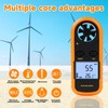 Jadeshay Anemometer, GM816 Portable Digital Anemometer 0-30m/s Wind Speed Meter